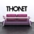 Thonet 2002 - Stylish Modern Armchair 3D model small image 2