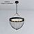 Arteriors Aiden Chandelier | Elegant Lighting Fixture 3D model small image 1