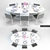 Elegant Group Dining with Hearst 3D model small image 1