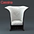 Modern Cassina 357 FELTRI Sofa 3D model small image 1