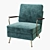Gamble Armchair - Stylish and Comfortable! 3D model small image 1