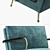 Gamble Armchair - Stylish and Comfortable! 3D model small image 3