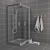 Radaway Premium Plus Shower Cabin 3D model small image 3