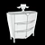 Elegant Wings Dresser 3D model small image 3