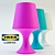Cozy Illumination: Ikea LAMPAN 3D model small image 1