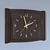 Wooden Style Wall Clock 3D model small image 2