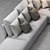 Elegant Molteni Sofa 3D model small image 2