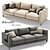 Molteni & C Reversi 2-Seater Sofa 3D model small image 1