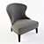 Elegant Wiggs Lounge Chair 3D model small image 1