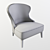 Elegant Wiggs Lounge Chair 3D model small image 2