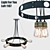 Modern Loft Chandelier Light 3D model small image 1