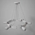 Modern Loft Chandelier Light 3D model small image 3