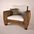 Handwoven Relaxation Chair 3D model small image 2