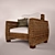 Handwoven Relaxation Chair 3D model small image 3