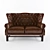 Modern Turbosmooth Sofa | Tobago | 1600mm x 880mm x 1060mm 3D model small image 1