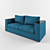 Comfort Plus Sofa 3D model small image 1