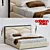 Cattelan Edward Bed: Sleek and Stylish 3D model small image 1