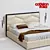 Cattelan Edward Bed: Sleek and Stylish 3D model small image 3