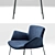 Walter Knoll Burgaz Armchair 3D model small image 2