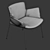 Walter Knoll Burgaz Armchair 3D model small image 3