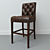 BENNETT PARSONS Leather Bar Stool 3D model small image 1