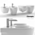 Olympia Nicole: Elegant Bidet Set 3D model small image 1