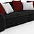 Modern Smania Edward Sofa 3D model small image 2