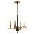 Leaf and Arrow Small Chandelier - Elegant Lighting for Any Space 3D model small image 1