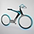 Revolutionary Electric Bike 3D model small image 2