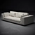 MODLOFT Perry Two Seat Sofa: Comfort Meets Style 3D model small image 1