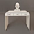 Italian Design Vanity Table 3D model small image 3