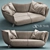 Luxury DS-102 Sofa: Elegant Comfort 3D model small image 1