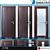 Elegant Barausse Doors: Tabacco Collection 3D model small image 1