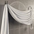 Product Title: Asymmetrical Curtain with Counterweight 3D model small image 2
