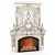 Cozy Fire: Russian Translator Fireplace 3D model small image 1