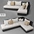 Modern Comfort: Tecna Sofa 3D model small image 1
