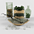 Elegant Home Decor Set 3D model small image 1