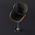 Crocus Walnut Swivel Bar Stool 3D model small image 2