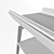 Leander Linea Changing Table and Dresser 3D model small image 3