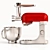 Versatile kMix Kitchen Machine 3D model small image 1