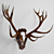Majestic Antler Stags 3D model small image 1