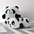 Protective Panda Clan 3D model small image 2
