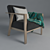 Elegant Ikea Chair: Comfort & Style 3D model small image 1