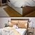 Ultimate IKEA MALM Bed Set: Drawers, Pillows, Linen, and More 3D model small image 2