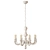 Dexter Alexa: Elegant Belgian White Chandelier 3D model small image 1