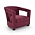 Alana Chair: The Ultimate Armchair Experience 3D model small image 1