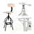 Industrial Adjustable Chair 3D model small image 3