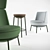 Modern Pod Chairs & Bar Stool 3D model small image 3