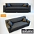 Lary Convertible Sofa Bed 3D model small image 1