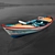 Sleek VR-Ready Boat 3D model small image 1